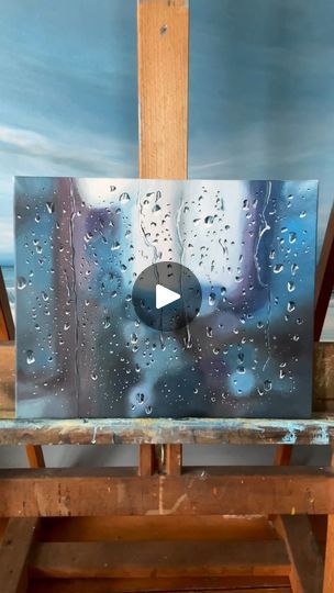 Victoria Obolensky, Water Artists, Top Paintings, Acrylic Painting Inspiration, Prismacolor Art, Painting Reference, Rain Painting, Rain Art, Painting Demo