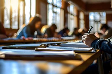 Close up, concept of students studying in a classroom lecture royalty free stock images Student Studying, A Classroom, Stock Images Free, Close Up, Royalty, Royalty Free, Stock Images, Desk