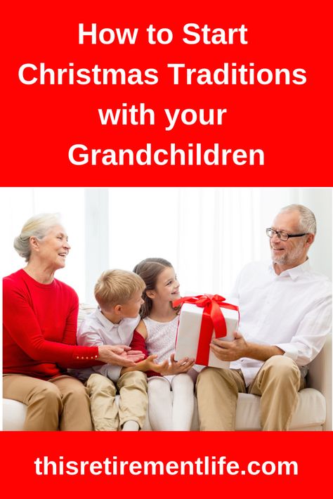 Christmas is a magical time of year that brings together families and makes memories that last. Learn how you, as a grandparent, can use this opportunity to create fun holiday traditions with your grandchildren -- and teach them valuable lessons at the same time. Grandparent Traditions Cute Ideas, Traditions With Grandchildren, Grandparent Christmas Traditions, Christmas Traditions For Grandchildren, Traditions To Start With Grandkids, Christmas With Grandkids, Grandparent Traditions, Toddler Christmas Traditions, Fun Christmas Traditions