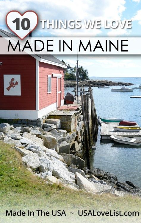 10 Things We Love, Made in Maine - Plus 5 More Because We Couldn't Resist • USA Love List Maine Roadtrip, Maine Road Trip, Orlando Disney, Boothbay Harbor, Maine Vacation, Coastal Maine, Disneyland Tips, Maine Travel, Vacation Family