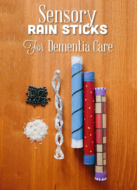 Rain Maker Craft, Yoga Crafts, Alzheimer's Activities, Elderly Crafts, Memory Care Activities, Nursing Home Activities, Alzheimers Activities, Rain Sticks, November Crafts