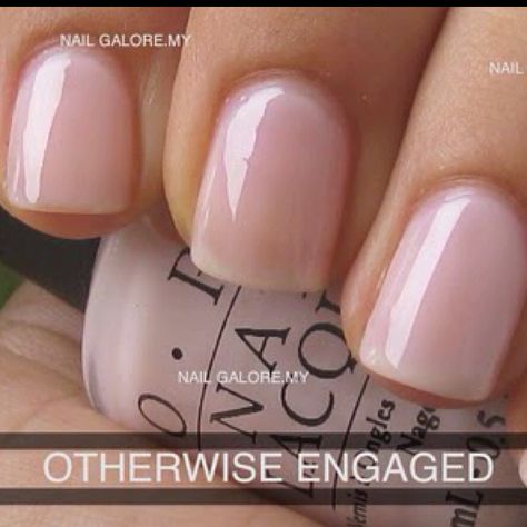 OPI otherwise engaged.  New favorite color. Pink Manicure, Opi Nail Polish, Colorful Nail Designs, Neutral Nails, Opi Nails, China Glaze, Manicure Y Pedicure, My Nails, Manicure E Pedicure