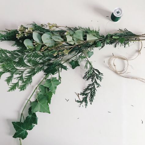 How to make a Christmas garland for a mantel | Real Homes Holly Would, Winter Solstice Celebration, Holly And Ivy, Solstice Celebration, Real Homes, Christmas Wreaths To Make, Diy Christmas Decorations Easy, Wax Flowers, Holiday Scents