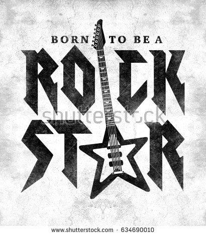 Rock Star Shirt, Rock And Roll Shirt Ideas, Rock Tshirt Design, Rock On, Rock Logo Design, Rock Font, Rock Logo, Rock Star, Logo Design Inspiration Creative