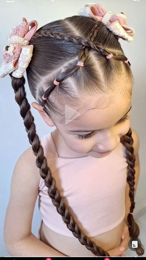 Kindergarten Hair Styles, Pictures Day Hairstyles, Hairstyles For Preteens, Hairstyles For Little Kids Easy, Mixed Girls Hairstyles, Easy Kids Hairstyles Black Natural, Kindergarten Hairstyles Girl, Fun Hairstyles For Kids, Back To School Hairstyles For Kids