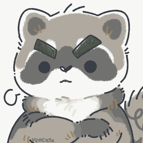 Raccoon Cute Art, Toast Raccoon, Cute Raccoon Art, Toast The Raccoon, Racoon Doodle, Raccoon Doodle, Racoon Drawings, Raccoon Cartoon, Raccoon Sticker