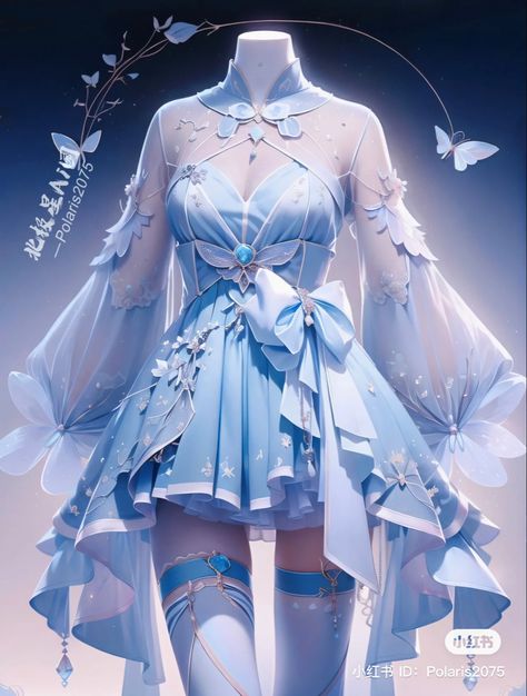 Genshin Impact Inspired Dresses, Fantasy Dress Design Art, Popular Cartoon Characters, Anime Dresses, Chinese Fancy Dress, Dress Design Drawing, Fashion Drawing Dresses, Anime Inspired Outfits, Dress Design Sketches