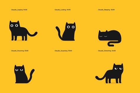 Petbarn Rebrand on Behance Cute Cat Logo, Yellow Graphic Design, Cat Design Art, Cat Branding, Cat Graphic Design, Cat Logo Design, Pet Design, Logo Creator, Create Logo