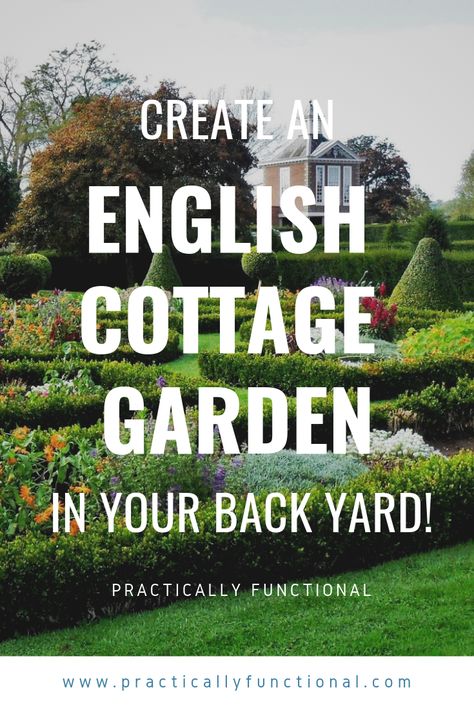 Learn how to create an English cottage garden in your very own backyard! These gorgeous traditional gardens are easier than you may think - start planning your garden makeover today! English Gardens Backyard, English Country Gardens Cottage, Cottage Garden Backyard, English Cottage Garden Design Layout, Small English Garden Ideas, English Garden Ideas Layout, English Landscaping, English Garden Landscaping, Kentucky Garden