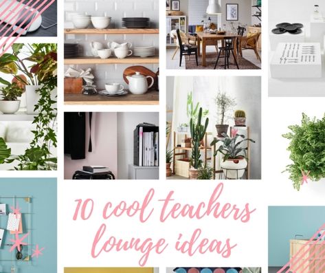 10 cool teachers lounge ideas from IKEA catalog - Living Mi Vida Loca Teacher Staff Room Ideas Lounges, Relaxing Break Room Ideas, Teacher Lounge Decor, Workplace Breakroom Ideas, Breakroom Decor Ideas, School Staff Room Ideas, Teacher Break Room Ideas, Staff Lounge Makeover, Teachers Lounge Ideas