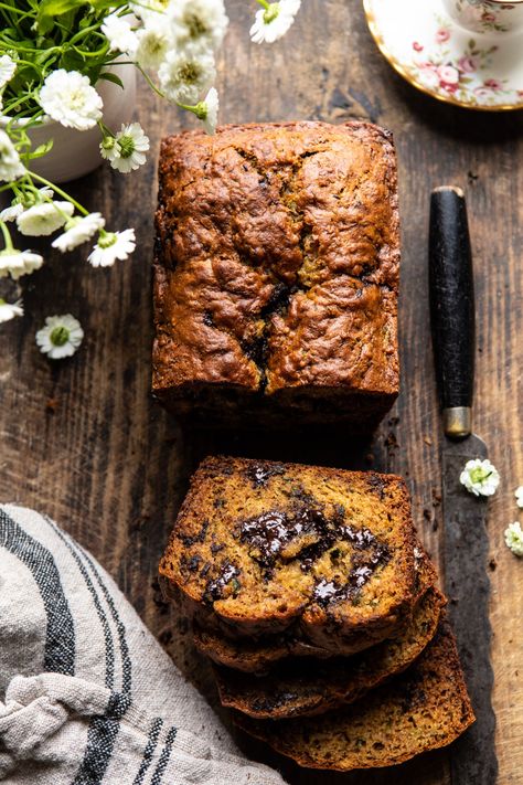 Banana Bread Mug, Zucchini Chocolate, Half Baked Harvest Recipes, Coconut Bread, Chocolate Chip Banana, Zucchini Bread Recipes, Harvest Recipes, Easy Summer Meals, Chocolate Chip Banana Bread