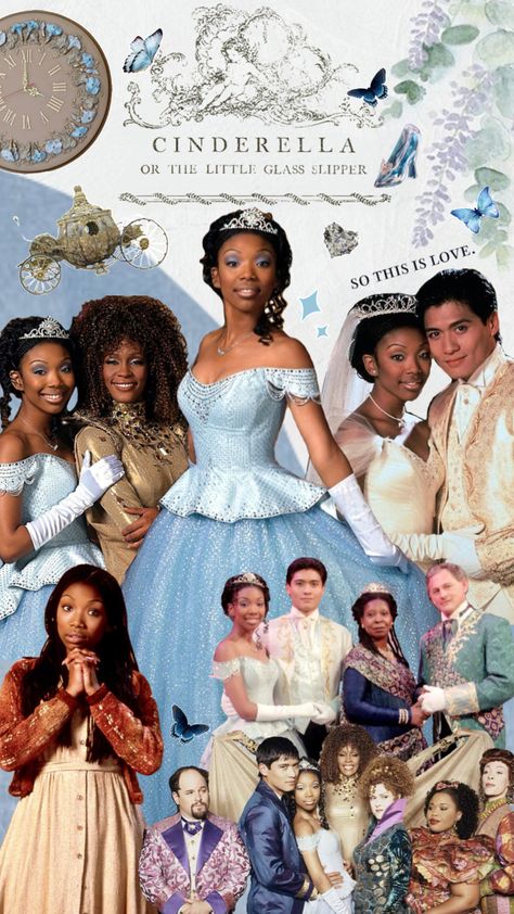 Brandy Cinderella Aesthetic, Black Cinderella Aesthetic, Aesthetic Cinderella Wallpaper, Brandy As Cinderella, Brandy Cinderella Art, Brandy Cinderella, Cinderella 1997 Aesthetic, Cinderella 1997, Cinderella 2021 Aesthetic