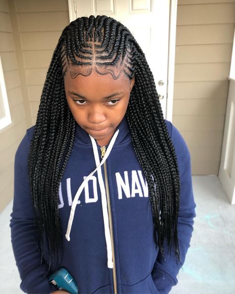 Young & Raw 🤯💜 on Instagram: “Just a lil freestyle 🤫🤯😍😍😍😍!! BOOK ME FOR YOUR TRIBLE BRAIDS 🗣” Straight Hairstyles Women, Trible Braids Freestyle, Braids Freestyle, Kids Hairstyles Girls Black, Teens Hairstyles, Women With Curly Hair, Kanekalon Braids, Kids Hairstyle, Different Braids