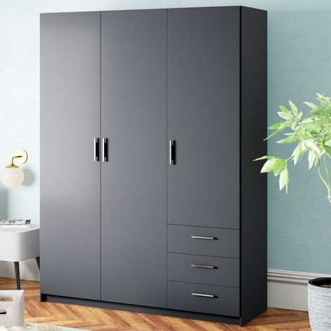 Sprint 33R 3 Door Wardrobe Two Doors Wardrobe Design, Wooden Wordroab Design, Almira Design For Bedroom Wooden, 3 Doors Wardrobe Design, 3 Door Almirah Design, 3door Wardrobe Design, 3 Door Cupboard Design, Wardrobe Design 3 Door, 3 Door Wardrobe Design Modern