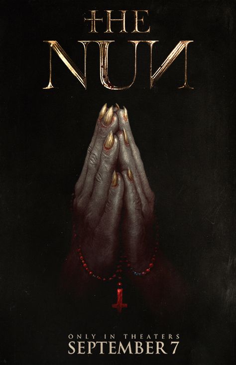 Digital Horror, The Nun, Horror Gifts, Horror Posters, Movie Covers, Movie Posters Design, Horror Movie Posters, Bedroom Posters, Cover Template