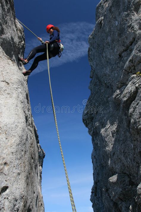 Woman Climbing, Abseiling, Rock Rock, Creative Portrait Photography, Caving, Nature Adventure, Stock Photography Free, Creative Portraits, Rock Climbing