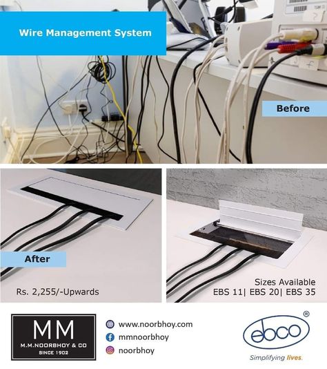 Cupboard Locks, Tangled Wires, Electric Box, Cable Management System, Door Fittings, Visually Pleasing, Mobile Charger, Simplifying Life, Wire Management