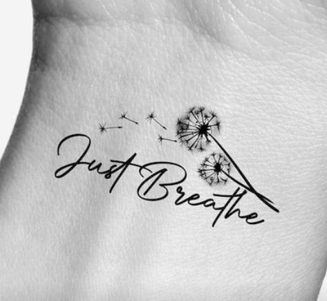 Just Breathe Tattoos For Women Ribs, Keep Breathing Tattoo, Breath Tattoos, Breathe Tattoos For Women, Tattoos That Represent Strength, Just Breathe Tattoos, Just Breathe Tattoos For Women, Breathe Tattoos, Just Breathe Tattoo