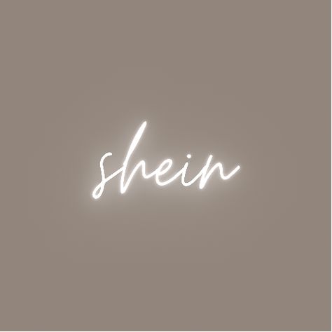 Shein Aesthetic Logo, Shein Icon Aesthetic, Shein Logos, Shein Logo, Shein App Icon, Phone Asthetic, Monkey Icon, Ipad Icons, Express Logo