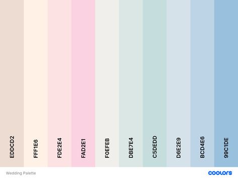 Pastel Rainbow Hex Codes, Y2k Palette, Hex Color, Hex Color Palette, Paint Color Inspiration, Color Palette Challenge, Stunning Hairstyles, Color Schemes Colour Palettes, Pastel Designs