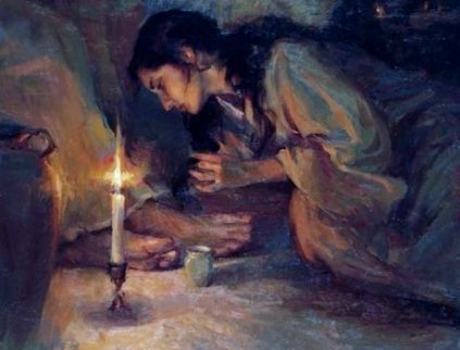 There is a similar scene of anointing found in Mark 14:3–9 and Matthew 26:6–13 (which is apparently is a copy of Mark’s narrative) enacted at Bethany in the house of Simon the leper. Prophetic Art, A Course In Miracles, Mary Magdalene, Biblical Art, Holy Week, Jesus Art, Catholic Art, Bible Stories, Bible Art