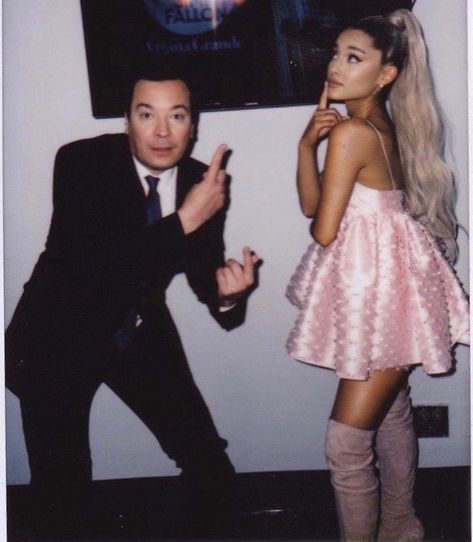 📸 Iconic duo. Super proud of you @arianagrande and the entire team yesterday on an EPIC show! What a night! #ArianaonFallon 🎞 Ariana Grande 2018, Iconic Duo, Ariana Grande Sweetener, Ariana Grande Outfits, Ariana Grande Fans, Ariana Grande Cute, Ariana Grande Style, Ariana Grande Photos, Ariana G