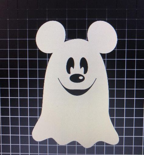 Mickey Ghost Tattoo, Mickey Ghost, Ghost With Mickey Ears, Halloween Mickey Decorations, Mickey Ghost Svg, Disney Mickey Not So Scary Halloween, Disney Iron On, Disney Swag, Disney Decals