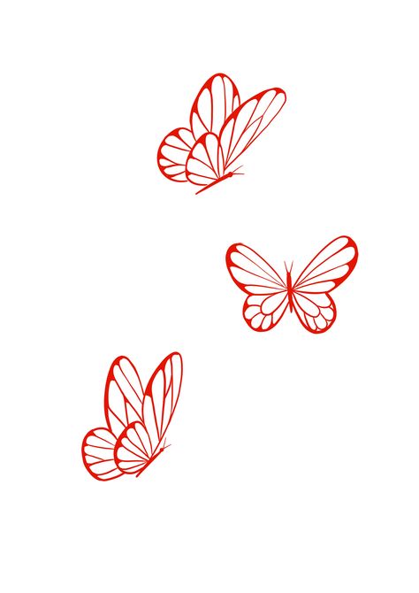 Red Monarch Butterfly Tattoo, Red Butterfly Tattoo Design, Small Red Butterfly Tattoo, All Red Tattoo, Red Fine Line Tattoo, Monarch Butterfly Tattoo, 3d Butterfly Tattoo, Avengers Drawings, Rib Tattoos For Women