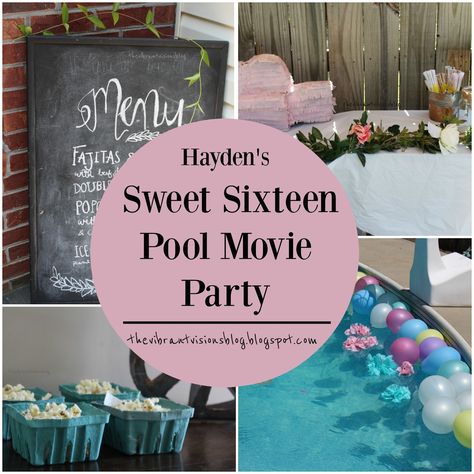 Sweet 16 Pool Party, Teen Pool Parties, Sweet 16 Pool Parties, Pool Party Ideas, Sleepover Party Games, Pool Party Food, Birthday Pool Party, Pool Party Games, Pool Party Dresses