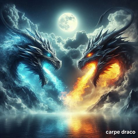 Dragon Sky, Cool Dragon Pictures, Fire And Ice Dragons, Dragon Transformation, Giant Dragon, Fantasy Dragon Art, Lightning Dragon, Puff The Magic Dragon, Space Dragon