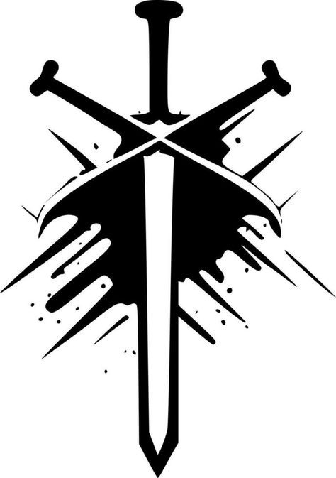 Crossed Swords - High Quality Vector Logo - Vector illustration ideal for T-shirt graphic Yamaha Logo, Crossed Swords, Vector Banner, Graphic Shirt, Swords, Vector Logo, Vector Free, Vector Illustration, Logo Design