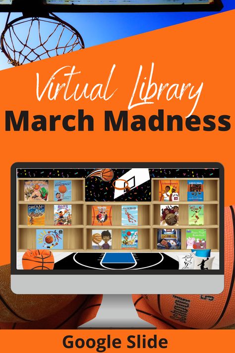 Basketball Classroom Theme, March Madness Theme, Basketball Classroom, March Madness Basketball, Basketball Room, Reading Center, Accelerated Reader, Choice Board, Library Boards