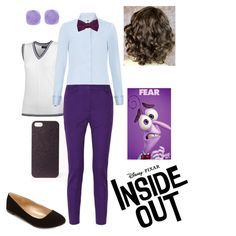 Related image Inside Out Fear, Inside Out Costume, Fear Inside Out, Pixar Inside Out, Disneybound Outfits, Disney Themed Outfits, Disney Inspired Fashion, Disney Bounding, Character Inspired Outfits