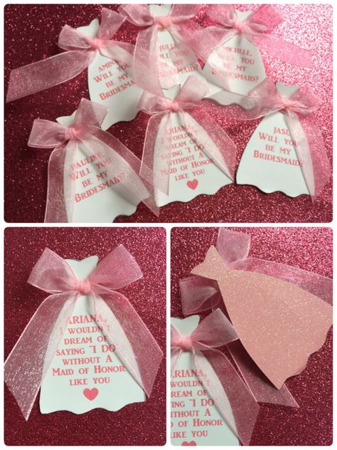 Wedding Card Craft, Diy Bridesmaid Gifts, Bridesmaid Diy, Dress Card, Wedding Cards Handmade, Wedding Crafts, Paper Crafts Origami, Diy Crafts For Gifts, Birthday Cards Diy