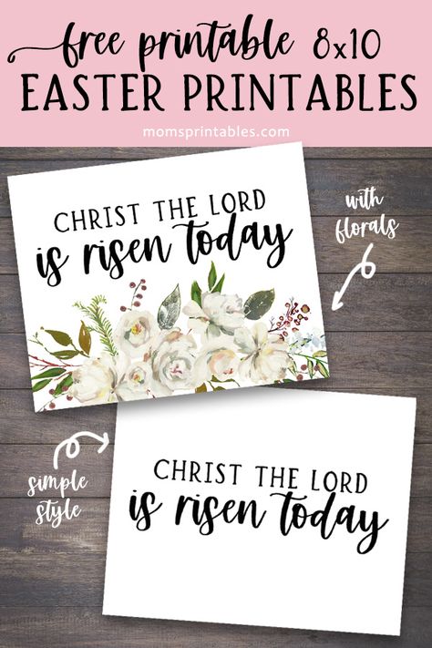 Christ The Lord Is Risen Today, Lds Easter Printables, Christian Easter Printables, Easter Scripture Printable, Lds Easter, Easter Verses, Easter Scriptures, Christ Centered Easter, Easter Wall Art