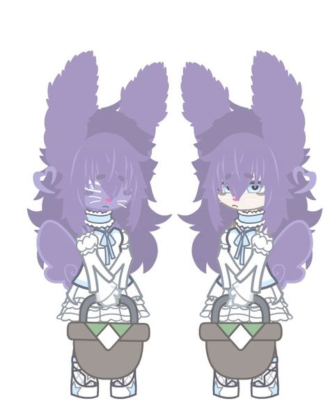 Gacha Bunny Oc, Bunny Ears Reference, Gacha Bunny, Bunny Oc, Oc Outfit Inspiration, Cute Ocs, Gacha Mods, Gacha Club Oc Ideas, Cow Ears