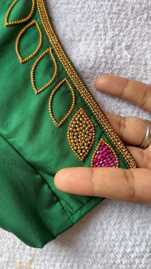 2.9M views · 47K reactions | Very grand & heavy work Bridal Blouse Design with normal needle #reelsinstagram #reels #reel #reelsvideo #reelindia #aari #aariwork #embroidery #embroiderydesign #bridalblouses #blousedesigns | Ruva Fashion | Santhosh Narayanan · Unakku Thaan Aari Blouse Designs Latest, Aariwork Blouse Designs, Normal Blouse Designs, Santhosh Narayanan, Bridal Blouse Design, Aari Design, Diy Jewelry Set, Latest Blouse Designs Pattern, New Saree Blouse Designs