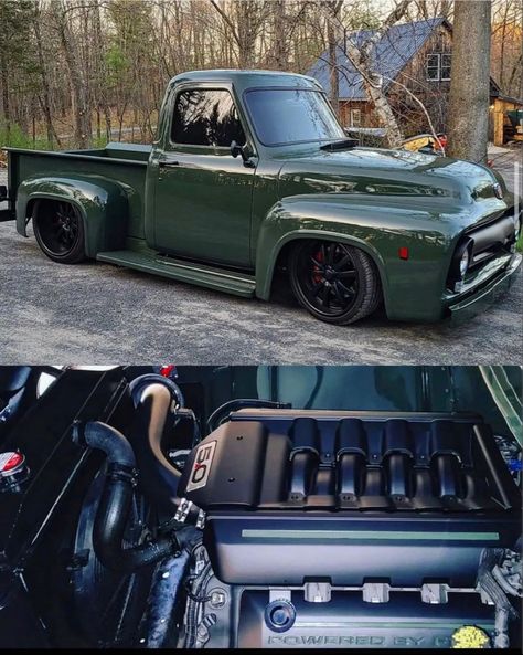 1954 Ford Truck, 1956 Ford Truck, Ford Sport, 1954 Ford, 1940 Ford, Custom Pickup Trucks, Built Ford Tough, Classic Ford Trucks, Old Ford Trucks