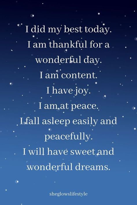 #affirmations #lawofattraction Before You Go To Sleep Quotes, Positive Quotes Before Sleep, Positive Night Quotes, Night Manifestation, Night Affirmations Before Sleep, Night Time Affirmations, Nighttime Affirmations, Evening Affirmations, Affirmative Quotes