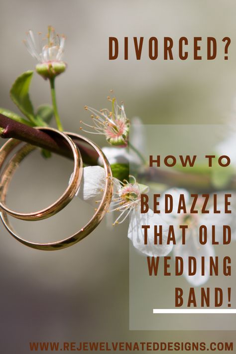 Are you divorced & ready to move on?  Instead of throwing away that wedding band, let Rejewelvenated Designs help you Bedazzle that band and make it into a new & exciting ring that you will LOVE to wear!   Watch this video to see the transformation from old & plain to NEW & EXCITING!  Want more information?  Schedule your FREE Design Consultation @www.rejewelvenateddesigns.com Old Wedding, Wear Watch, Design Consultation, Design Help, Move On, Design Consultant, Repurpose, Custom Jewelry, Wedding Band