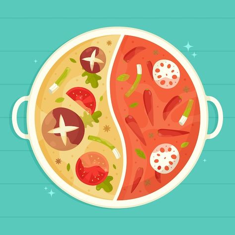 Free vector hand drawn flat design chine... | Free Vector #Freepik #freevector #food-illustration #delicious #tasty #food-flat Cozy Illustration, Idea Generation, Aesthetic Bible, Cooking Logo, Food Doodles, Flat Design Illustration, Vector Food, Illustration Food, Food Illustration