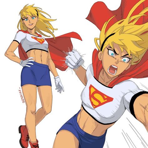 Glenn on X Kara Kent, Power Girl Dc, Young Justice League, Supergirl Comic, Dc Comics Girls, Super Girl, Dc Comics Characters, Comics Girls, Marvel Girls