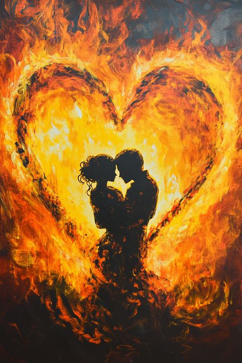 Embodying powerful art with a spiritual essence, Twin Flames unite harmoniously in the sacred inferno. Within the affectionate heart of Divine Existence, we merge as one, our divine masculine and feminine energies resonating in wholesome unity, inspiring us to love profoundly and live passionately. In sacred union we stand - as reflections of divine masculinity and femininity - unified in the heart of divinity, echoing the holy truth: We are One. Ethereal Love Art, Souls Connecting Drawing, Twin Flame Couple, Love Altar, Divine Masculine And Feminine, Masculinity And Femininity, Live Passionately, Fire Of Love, Twin Flame Union