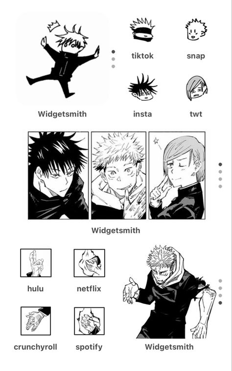 Gojo Layout, Jujutsu Kaisen Homescreen, Jjk App Icons, Jjk Phone Theme, Jujutsu Kaisen Theme Phone, Jujutsu Kaisen Iphone Theme, Jujutsu Kaisen Homescreen Layout, Jjk Themed Phone, Anime Homescreen Layout