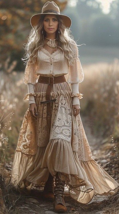 Old Western Outfits Women Dresses, Old Wild West Outfit Women, 1800s Western Fashion, Wild West Outfits For Women, Rich Country Aesthetic, Western Costume Women, Wild West Aesthetic Outfit, Old Western Outfits Women, Rhinestone Cowgirl Outfits