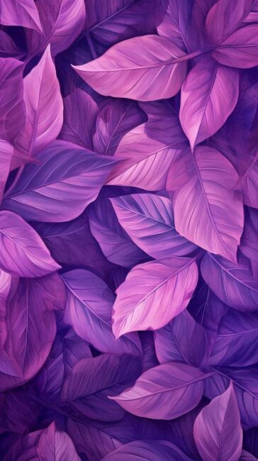 Purple Leaves Wallpaper, Purple Background Wallpapers, Purple Pattern Background, Iphone Background Purple, Purple Floral Background, Aesthetic Wallpaper Backgrounds, Bottle Paint, Purple Flower Background, Journal Background