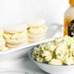 Duke's Mayonnaise Egg Salad Dukes Mayo, Classic Egg Salad Recipe, Tea Sandwich, Quick Easy Lunch, Classic Egg Salad, Brunch Desserts, Spring Showers, Egg Salad Recipe, Tea Sandwiches