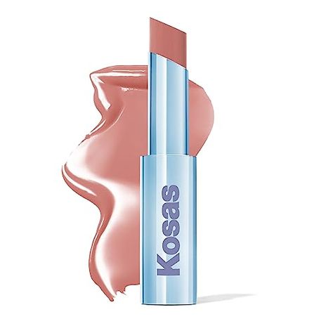 Kosas Wet Stick Moisturizing Shiny Sheer Lipstick with Ceramides, Hyaluronic acid, Peptides and Mango Butter - Soothes, Softens, and Moisturizes Lips – Hot Beach Wet Lips, Sheer Lipstick, Hot Beach, Velvet Lipstick, Lip Shine, Hot Lips, Mango Butter, Brow Gel, Lip Balm Gloss