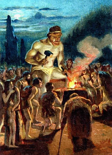 From a Liebig trade card Prometheus, having stolen fire from heaven, gave it to man, teaching them many arts and handicrafts. European School, Roman Gods, Age Of Aquarius, Roman Mythology, A4 Poster, Greek Myths, Next Chapter, Ancient Greece, Greek Mythology