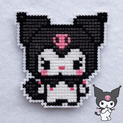 Cross Stitch Hello Kitty, Hello Kitty Cross Stitch, Stitch Hello Kitty, Hello Kitty World, Kitty Cross Stitch, Kawaii Cross Stitch, Embroider Ideas, My Land, Tiny Cross Stitch